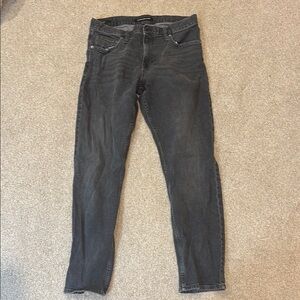 Calvin Klein Jeans Men's Dark Gray Straight Jeans
